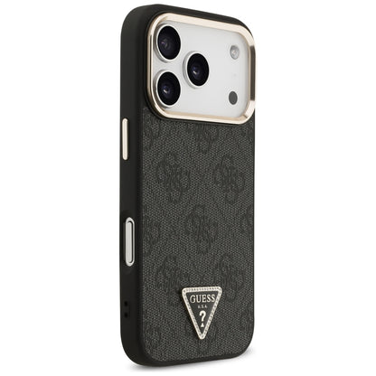 MagSafe futrola za Apple iPhone 18 Pro / 17 Pro, Guess, 4G Triangle Logo, Crna