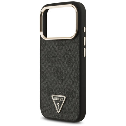 MagSafe futrola za Apple iPhone 18 Pro / 17 Pro, Guess, 4G Triangle Logo, Crna