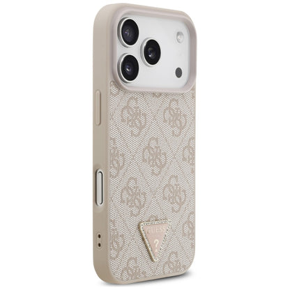 MagSafe futrola za Apple iPhone 18 Pro / 17 Pro, Guess, 4G Triangle Strass, Roze