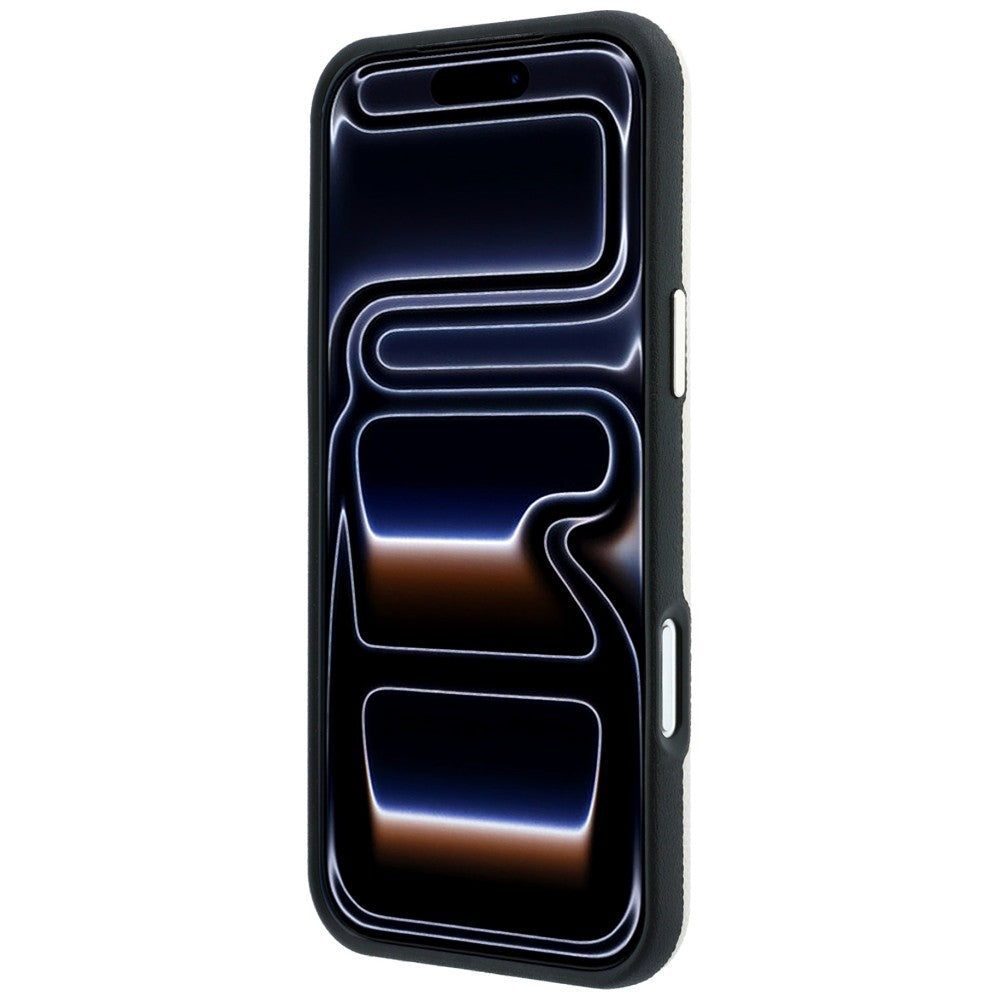 MagSafe futrola za Apple iPhone 18 Pro / 17 Pro, Guess, Grained Round Strass Logo, Bež