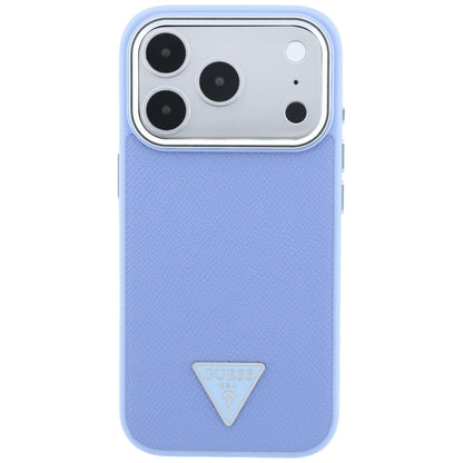 MagSafe futrola za Apple iPhone 18 Pro / 17 Pro, Guess, Grained Triangle Logo, Plava