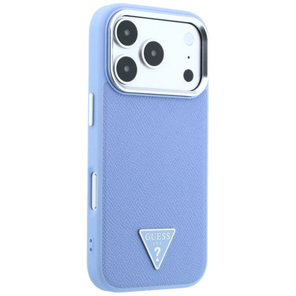 MagSafe futrola za Apple iPhone 18 Pro / 17 Pro, Guess, Grained Triangle Logo, Plava