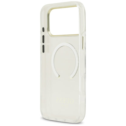 MagSafe futrola za Apple iPhone 18 Pro / 17 Pro, Guess, Metal Outline, Zlatna