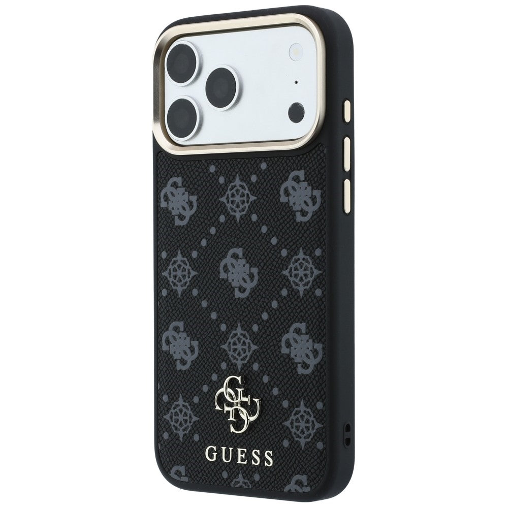 MagSafe futrola za Apple iPhone 18 Pro / 17 Pro, Guess, Peony 4G Small Logo, Crna