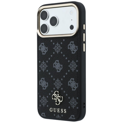 MagSafe futrola za Apple iPhone 18 Pro / 17 Pro, Guess, Peony 4G Small Logo, Crna