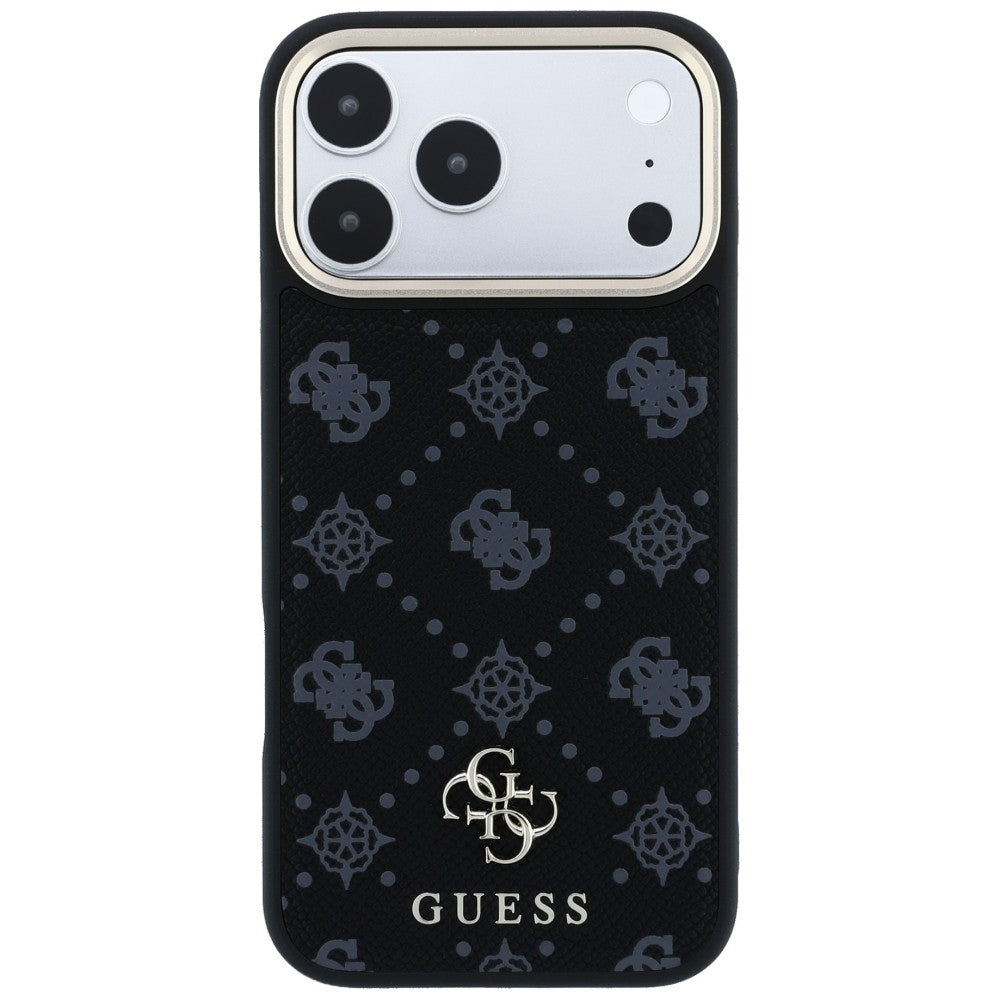 MagSafe futrola za Apple iPhone 18 Pro / 17 Pro, Guess, Peony 4G Small Logo, Crna
