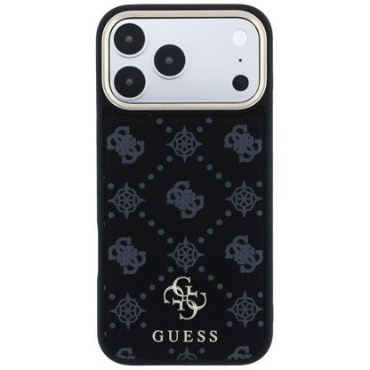 MagSafe futrola za Apple iPhone 18 Pro / 17 Pro, Guess, Peony 4G Small Logo, Crna
