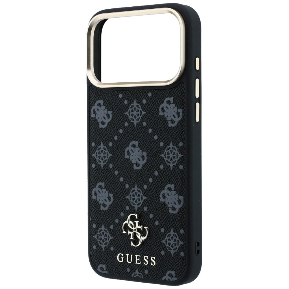 MagSafe futrola za Apple iPhone 18 Pro / 17 Pro, Guess, Peony 4G Small Logo, Crna