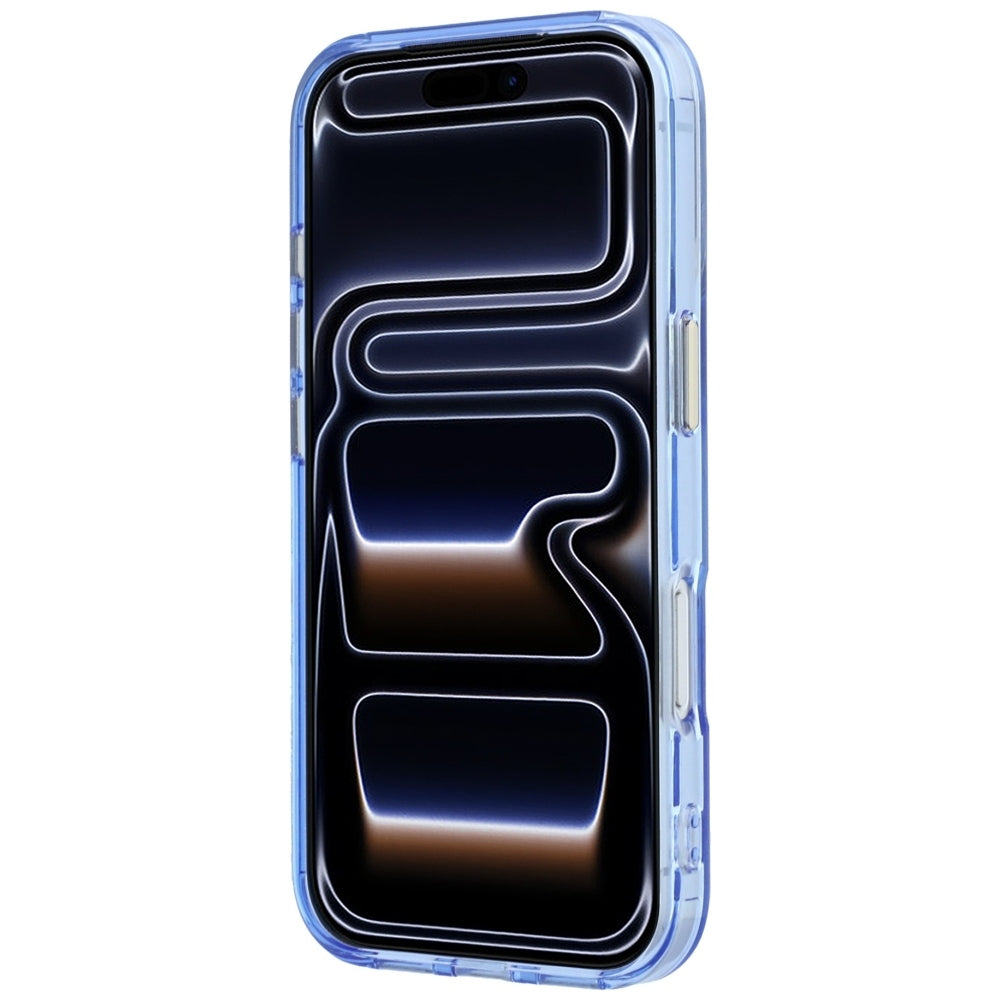 MagSafe futrola za Apple iPhone 18 Pro / 17 Pro, Guess, Ring Stand Script Metal Logo, Plava