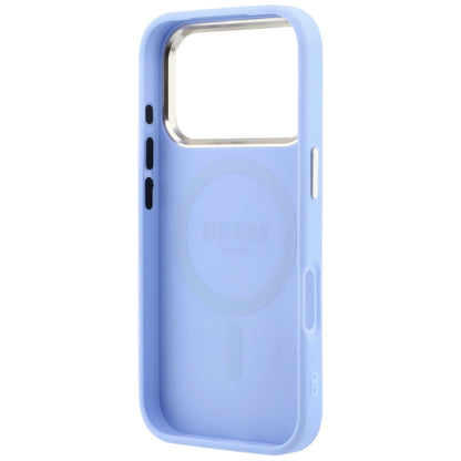 MagSafe futrola za Apple iPhone 18 Pro / 17 Pro, Guess, Saffiano Small 4G Classic, Plava