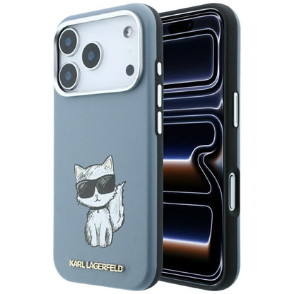 MagSafe futrola za Apple iPhone 18 Pro / 17 Pro, Karl Lagerfeld, Choupette Sketch, Plava