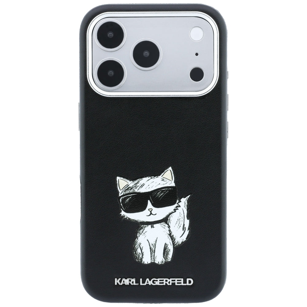MagSafe futrola za Apple iPhone 18 Pro / 17 Pro, Karl Lagerfeld, Choupette Sketch, Crna