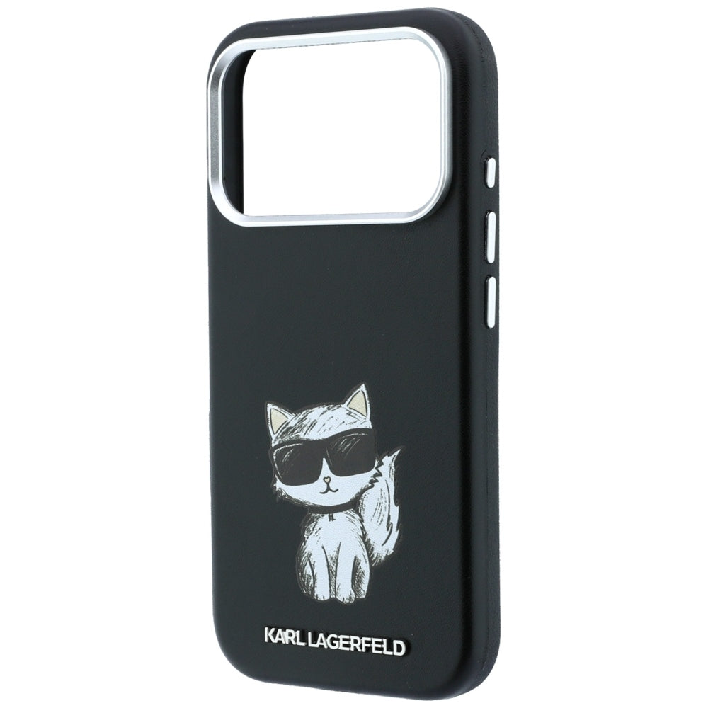 MagSafe futrola za Apple iPhone 18 Pro / 17 Pro, Karl Lagerfeld, Choupette Sketch, Crna