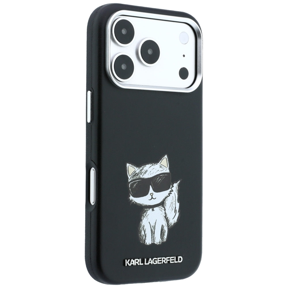 MagSafe futrola za Apple iPhone 18 Pro / 17 Pro, Karl Lagerfeld, Choupette Sketch, Crna