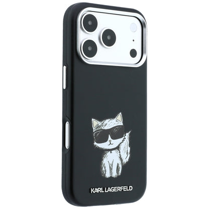 MagSafe futrola za Apple iPhone 18 Pro / 17 Pro, Karl Lagerfeld, Choupette Sketch, Crna