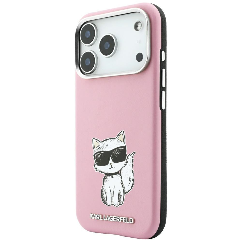 MagSafe futrola za Apple iPhone 18 Pro / 17 Pro, Karl Lagerfeld, Choupette Sketch, Roze
