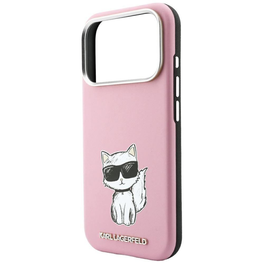 MagSafe futrola za Apple iPhone 18 Pro / 17 Pro, Karl Lagerfeld, Choupette Sketch, Roze