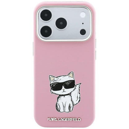 MagSafe futrola za Apple iPhone 18 Pro / 17 Pro, Karl Lagerfeld, Choupette Sketch, Roze