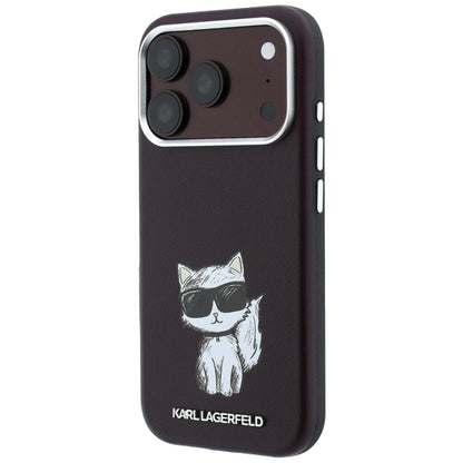 MagSafe futrola za Apple iPhone 18 Pro / 17 Pro, Karl Lagerfeld, Choupette Sketch, Bordo
