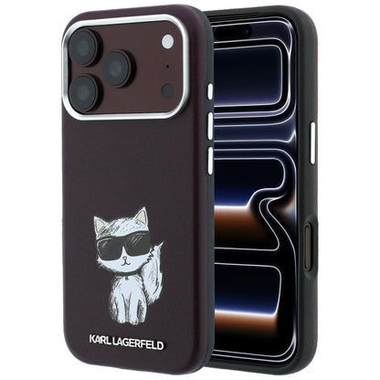 MagSafe futrola za Apple iPhone 18 Pro / 17 Pro, Karl Lagerfeld, Choupette Sketch, Bordo