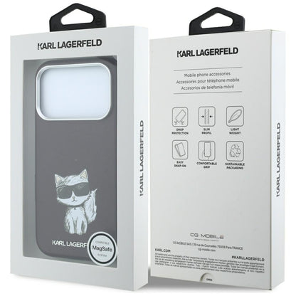 MagSafe futrola za Apple iPhone 18 Pro / 17 Pro, Karl Lagerfeld, Choupette Sketch, Bordo