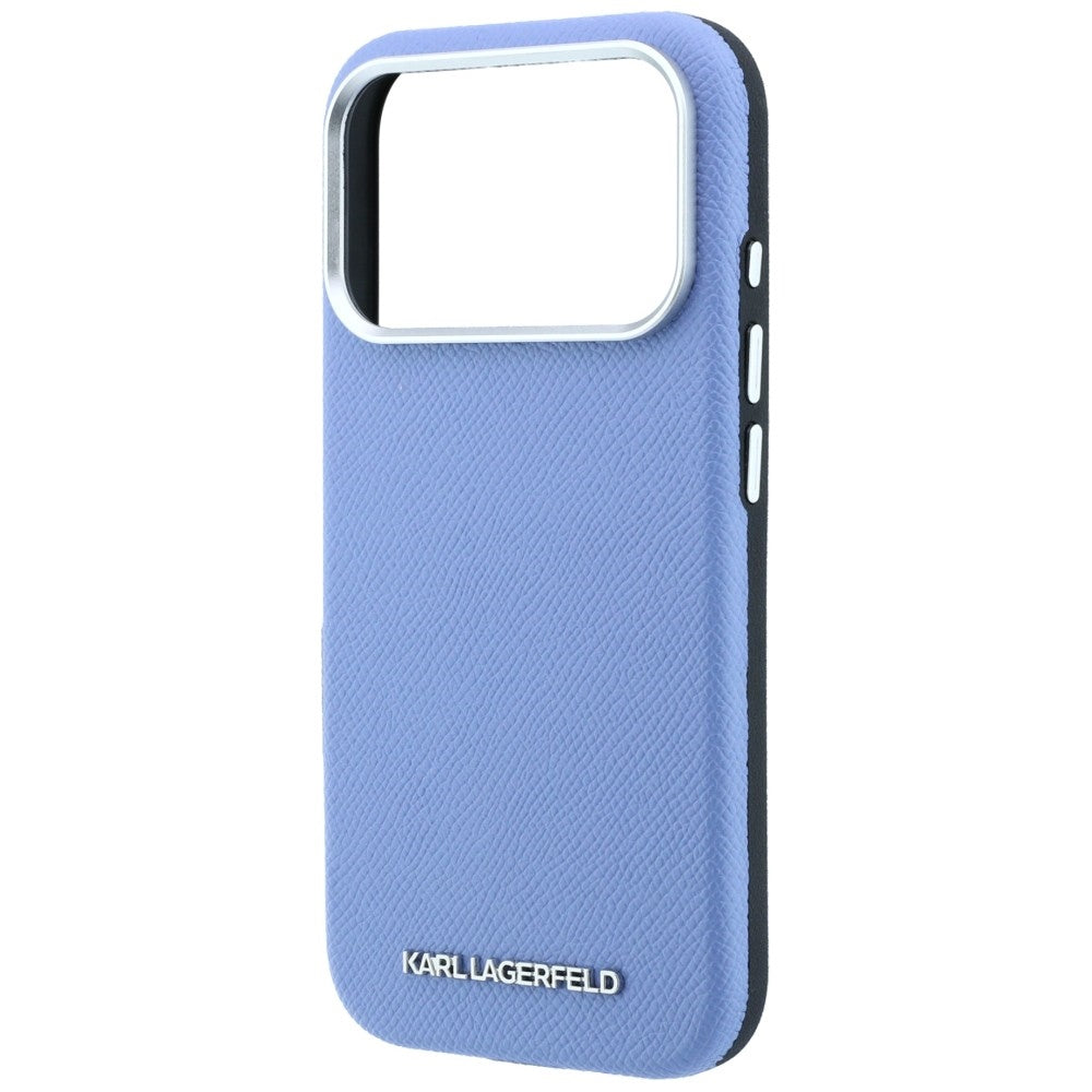 MagSafe futrola za Apple iPhone 18 Pro / 17 Pro, Karl Lagerfeld, Grained Elongated Logo, Plava
