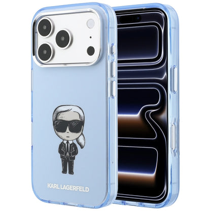 MagSafe futrola za Apple iPhone 18 Pro / 17 Pro, Karl Lagerfeld, HC IML Ikonik Sketch Print, Plava