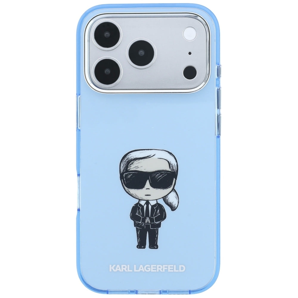 MagSafe futrola za Apple iPhone 18 Pro / 17 Pro, Karl Lagerfeld, HC IML Ikonik Sketch Print, Plava