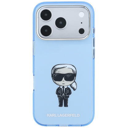 MagSafe futrola za Apple iPhone 18 Pro / 17 Pro, Karl Lagerfeld, HC IML Ikonik Sketch Print, Plava
