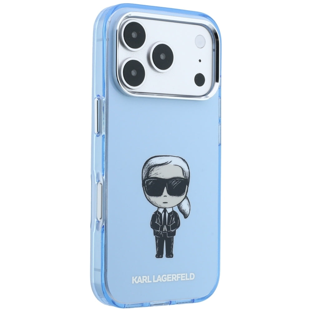 MagSafe futrola za Apple iPhone 18 Pro / 17 Pro, Karl Lagerfeld, HC IML Ikonik Sketch Print, Plava