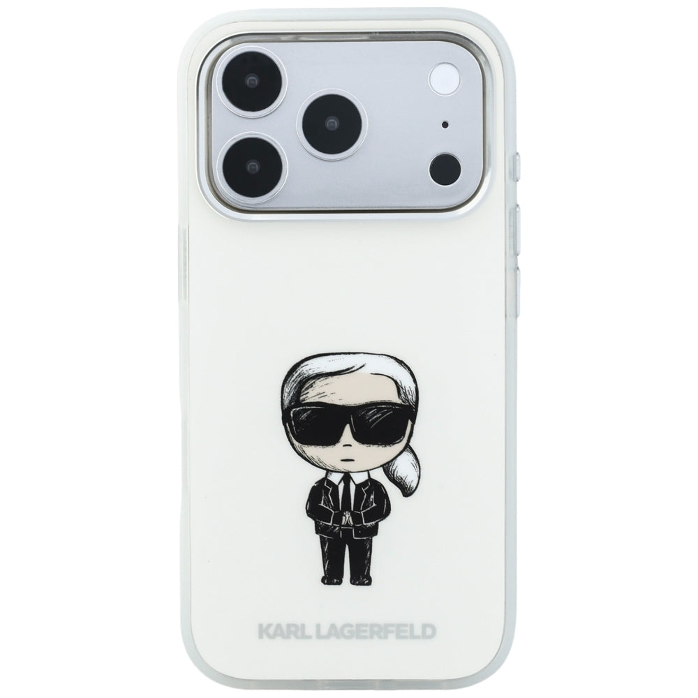MagSafe futrola za Apple iPhone 18 Pro / 17 Pro, Karl Lagerfeld, HC IML Ikonik Sketch Print, Bež