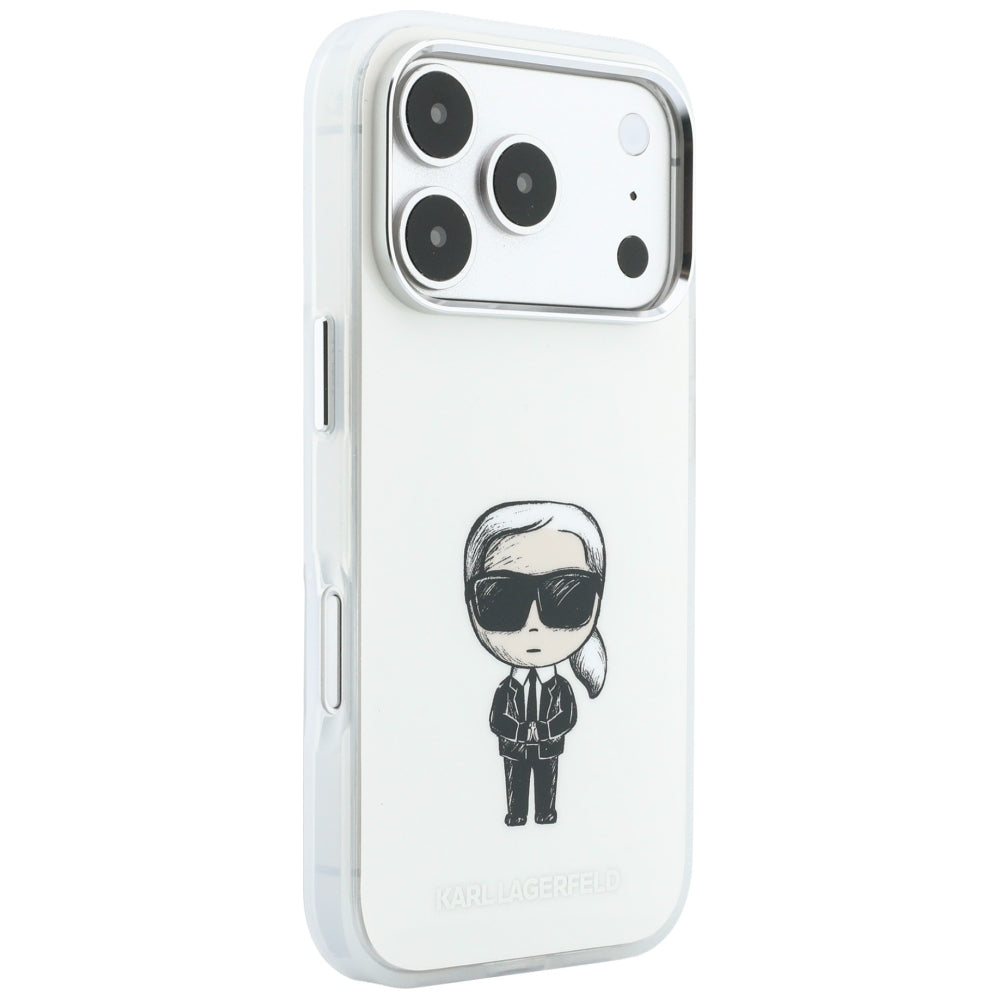 MagSafe futrola za Apple iPhone 18 Pro / 17 Pro, Karl Lagerfeld, HC IML Ikonik Sketch Print, Bež