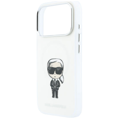 MagSafe futrola za Apple iPhone 18 Pro / 17 Pro, Karl Lagerfeld, HC IML Ikonik Sketch Print, Bež