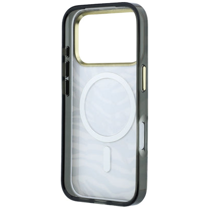 MagSafe futrola za Apple iPhone 18 Pro / 17 Pro, Karl Lagerfeld, HC IML Signature Zebra Glitter Gold, Crna