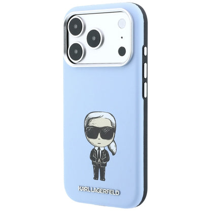 MagSafe futrola za Apple iPhone 18 Pro / 17 Pro, Karl Lagerfeld, Ikonik Sketch, Plava