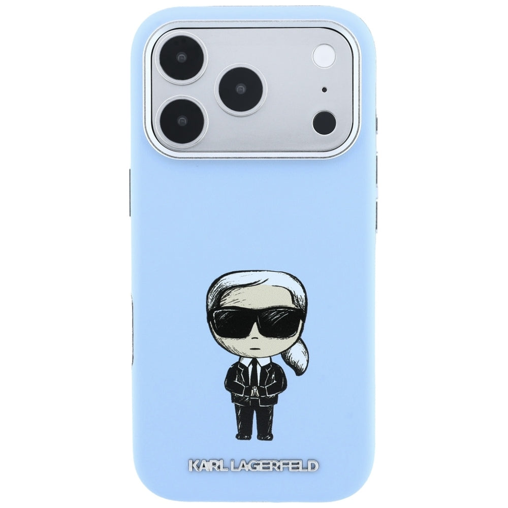 MagSafe futrola za Apple iPhone 18 Pro / 17 Pro, Karl Lagerfeld, Ikonik Sketch, Plava