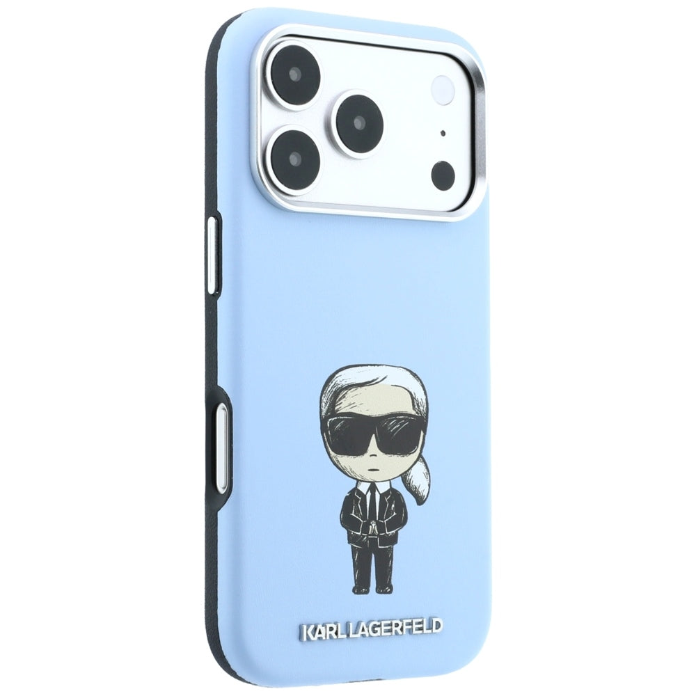 MagSafe futrola za Apple iPhone 18 Pro / 17 Pro, Karl Lagerfeld, Ikonik Sketch, Plava