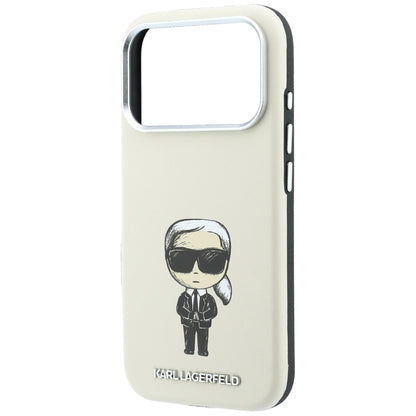 MagSafe futrola za Apple iPhone 18 Pro / 17 Pro, Karl Lagerfeld, Ikonik Sketch, Bež