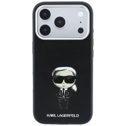 MagSafe futrola za Apple iPhone 18 Pro / 17 Pro, Karl Lagerfeld, Ikonik Sketch, Crna
