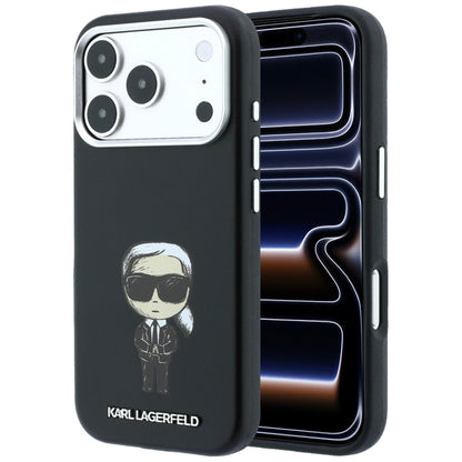MagSafe futrola za Apple iPhone 18 Pro / 17 Pro, Karl Lagerfeld, Ikonik Sketch, Crna