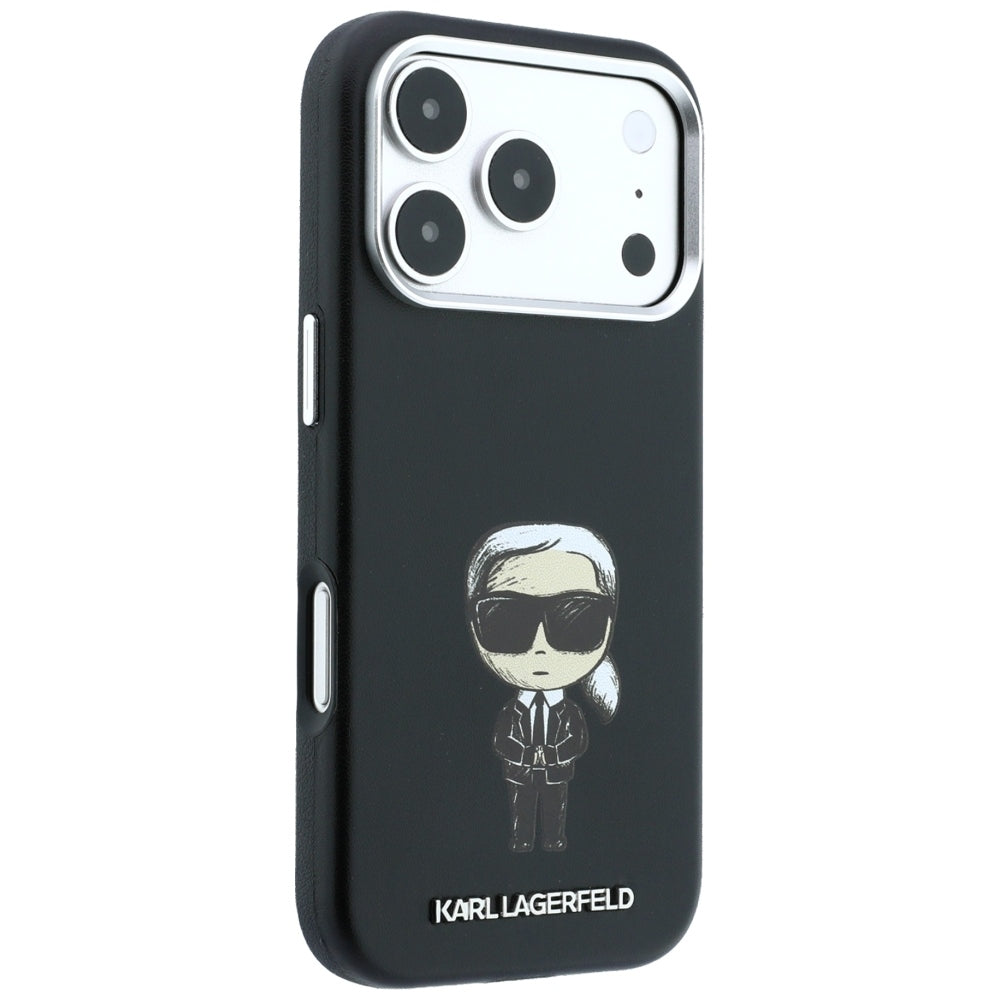 MagSafe futrola za Apple iPhone 18 Pro / 17 Pro, Karl Lagerfeld, Ikonik Sketch, Crna