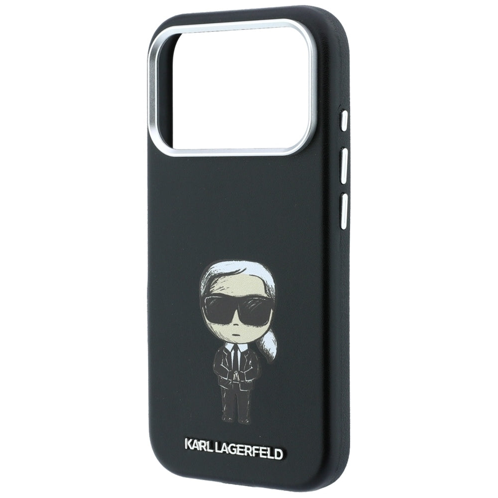 MagSafe futrola za Apple iPhone 18 Pro / 17 Pro, Karl Lagerfeld, Ikonik Sketch, Crna