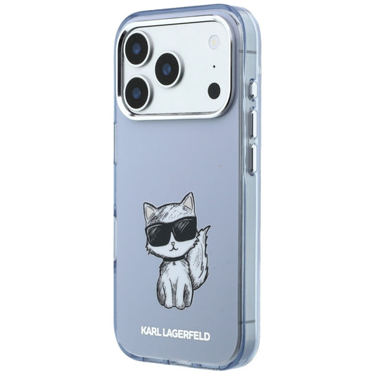 MagSafe futrola za Apple iPhone 18 Pro / 17 Pro, Karl Lagerfeld, IML Choupette Body Sketch Print, Plava