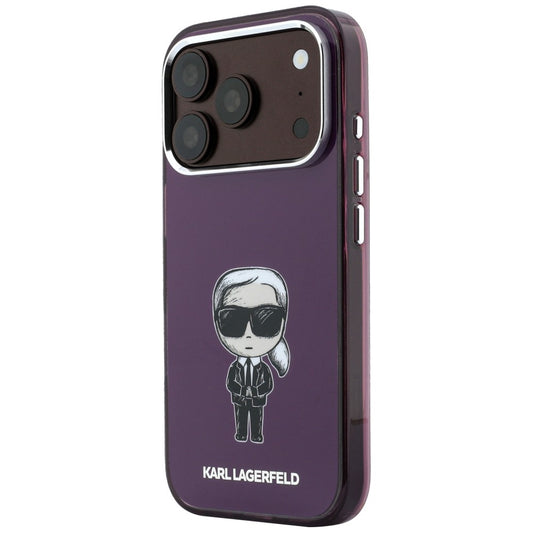 MagSafe maska za Apple iPhone 18 Pro / 17 Pro, Karl Lagerfeld, HC IML Ikonik Sketch Print, bordo