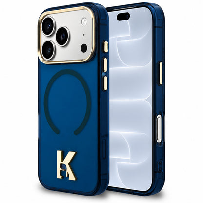 MagSafe maska za Apple iPhone 18 Pro / 17 Pro, Karl Lagerfeld, IML Karl Head Logo, plava
