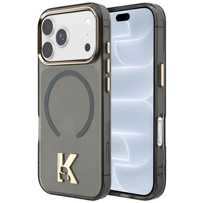 MagSafe maska za Apple iPhone 18 Pro / 17 Pro, Karl Lagerfeld, IML Karl Head Logo, crna