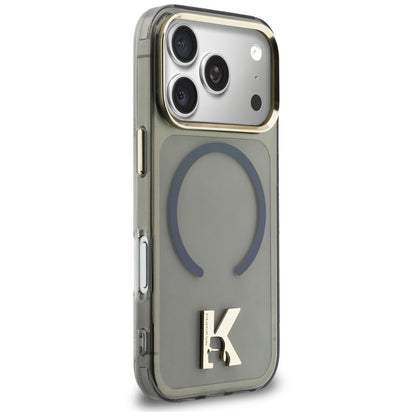 MagSafe maska za Apple iPhone 18 Pro / 17 Pro, Karl Lagerfeld, IML Karl Head Logo, crna