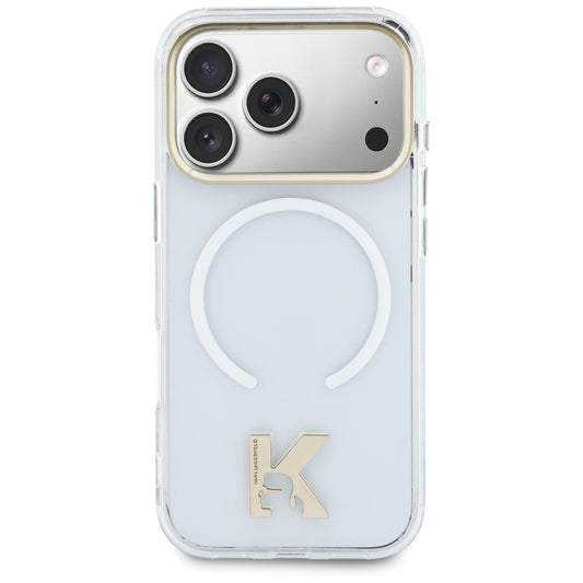 MagSafe maska za Apple iPhone 18 Pro / 17 Pro, Karl Lagerfeld, IML Karl Head Logo, providna