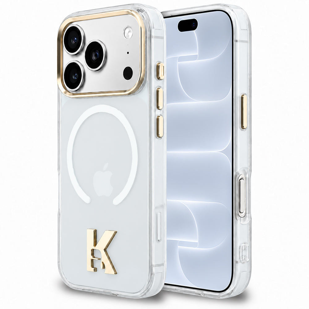 MagSafe maska za Apple iPhone 18 Pro / 17 Pro, Karl Lagerfeld, IML Karl Head Logo, providna
