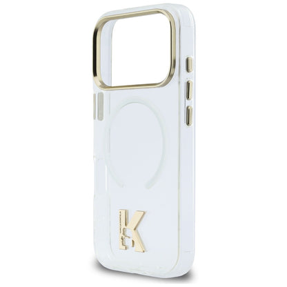 MagSafe maska za Apple iPhone 18 Pro / 17 Pro, Karl Lagerfeld, IML Karl Head Logo, providna